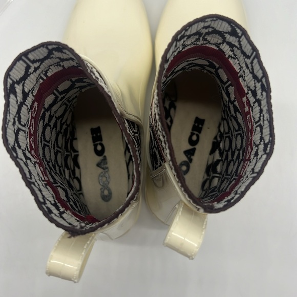 Coach Rivington Rain Bootie Chalk - Picture 7 of 12